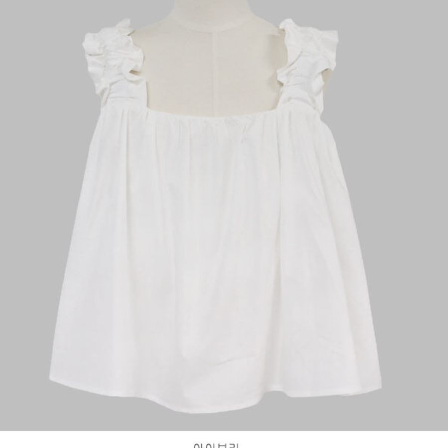 Moment – блузка Frill Banding Sleeveless Blouse