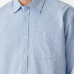 Musinsa Standard Relaxed Fit Oxford Shirt – Blue