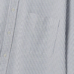 Melange Master Overfit Stripe Oxford Half Sleeve Shirt – Grey