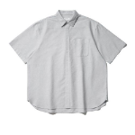 Melange Master Overfit Oxford Half Sleeve Shirt – Grey