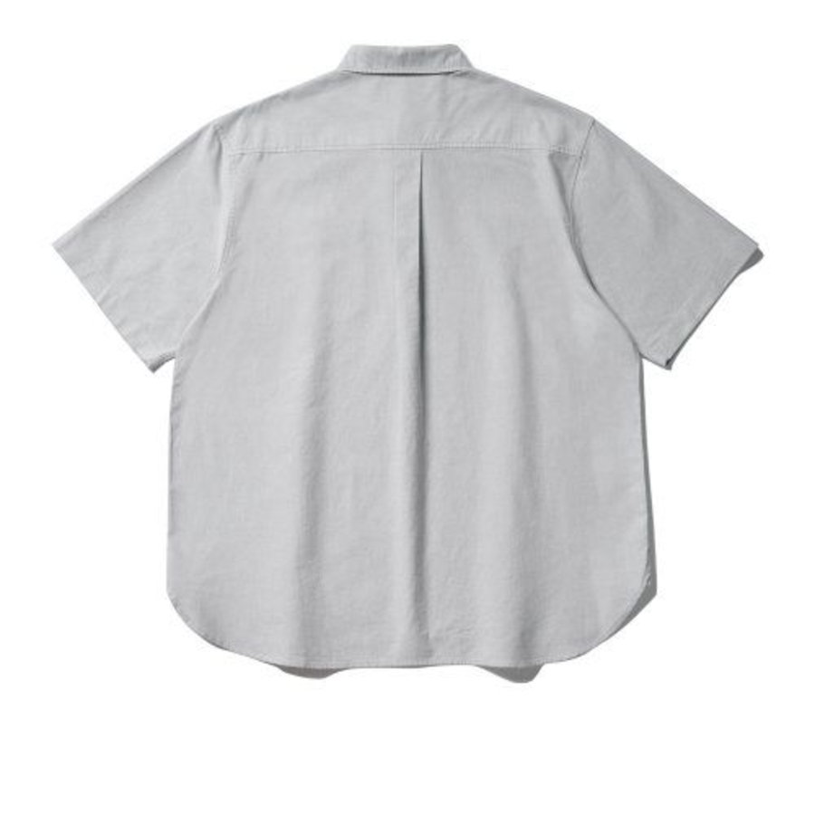 Melange Master Overfit Oxford Half Sleeve Shirt – Grey