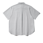 Melange Master Overfit Oxford Half Sleeve Shirt – Grey