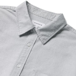 Melange Master Overfit Oxford Half Sleeve Shirt – Grey