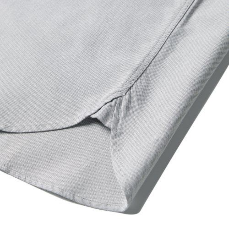 Melange Master Overfit Oxford Half Sleeve Shirt – Grey