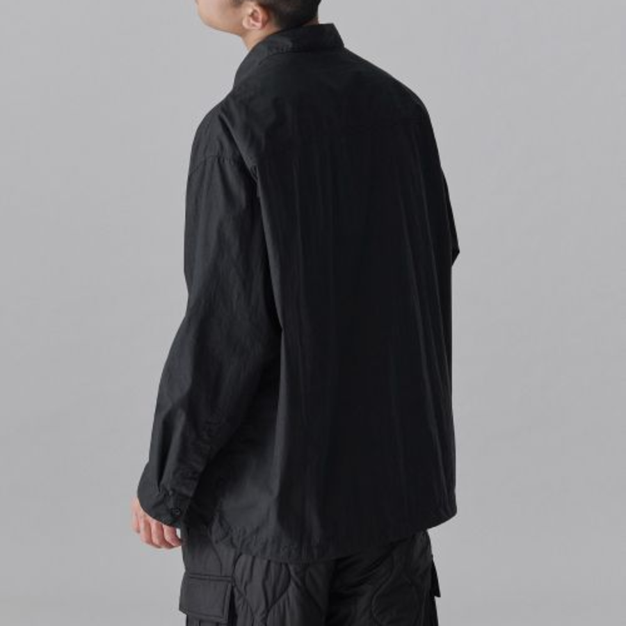 Musinsa Standard City Leisure CN Oversized Multi Pocket Shirt – Black
