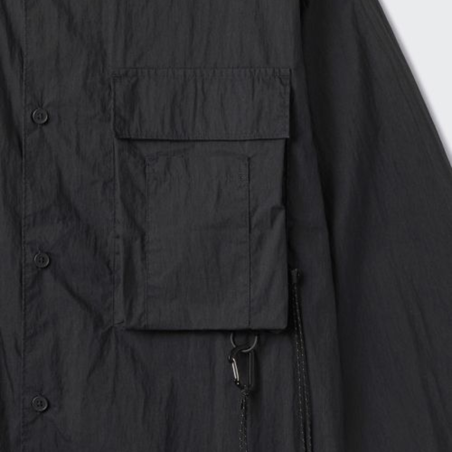 Musinsa Standard City Leisure CN Oversized Multi Pocket Shirt – Black