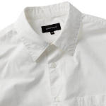 Melange Master Overfit Half Sleeve Mellow Shirt – White