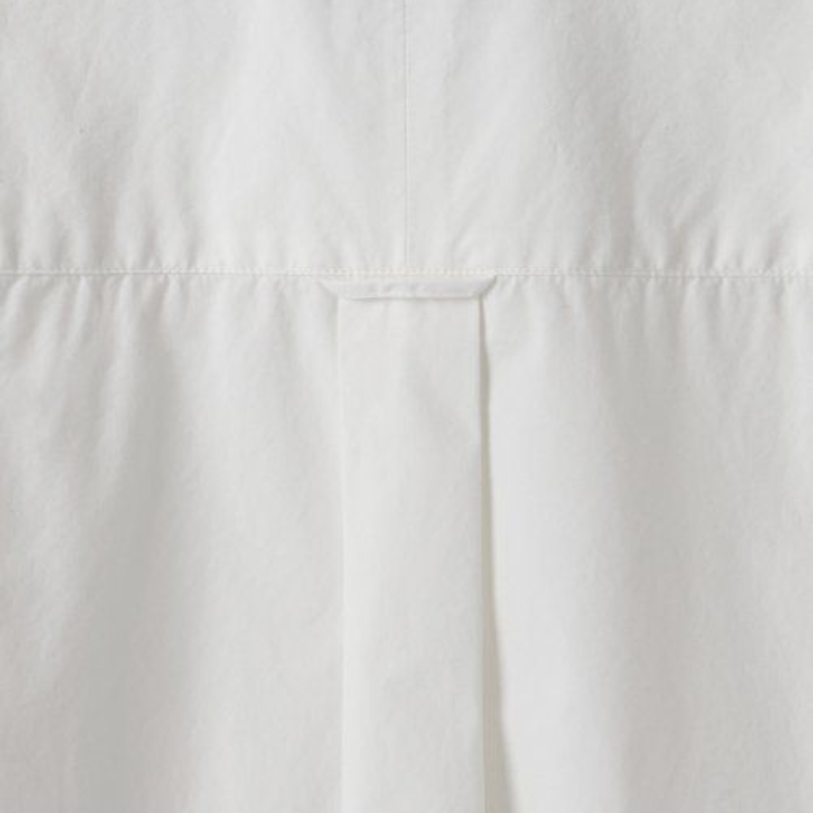 Melange Master Overfit Half Sleeve Mellow Shirt – White