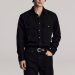 Musinsa Standard Denim Western Shirt – Black