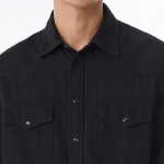 Musinsa Standard Denim Western Shirt – Black