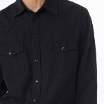 Musinsa Standard Denim Western Shirt – Black