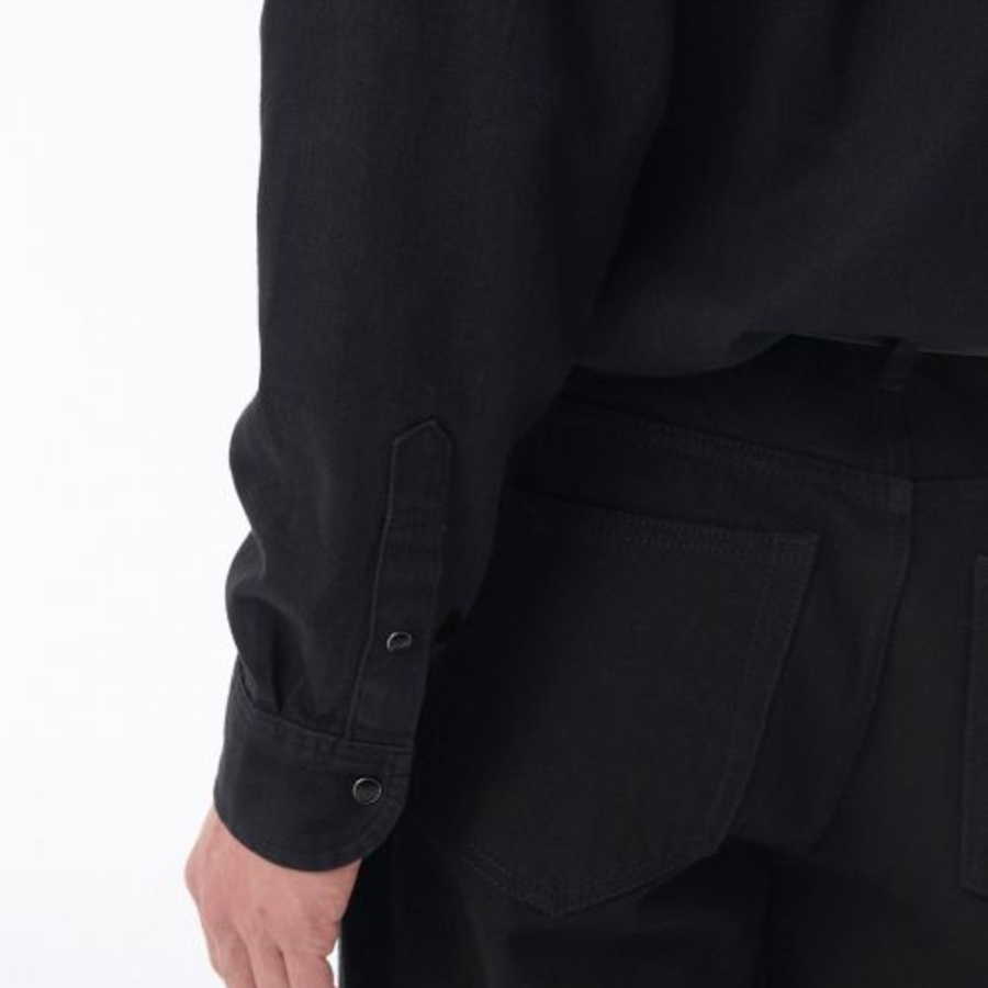 Musinsa Standard Denim Western Shirt – Black