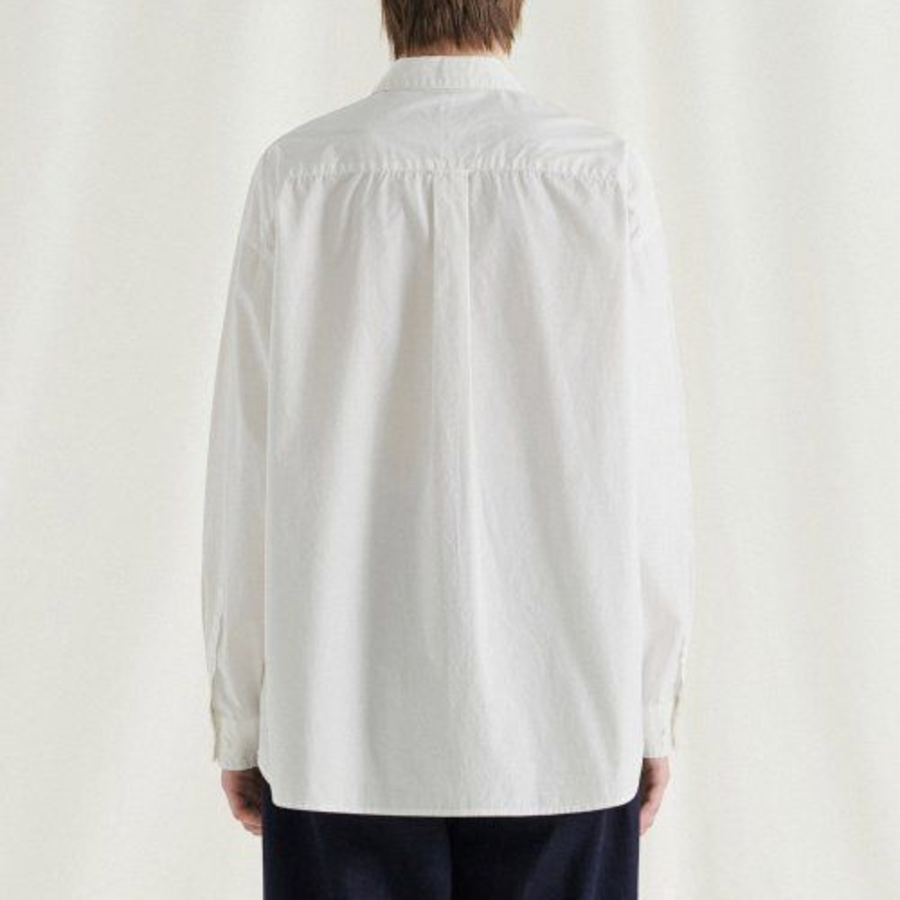 Melange Master Overfit Mellow Shirt – White