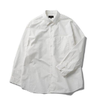 Melange Master Overfit Mellow Shirt – White