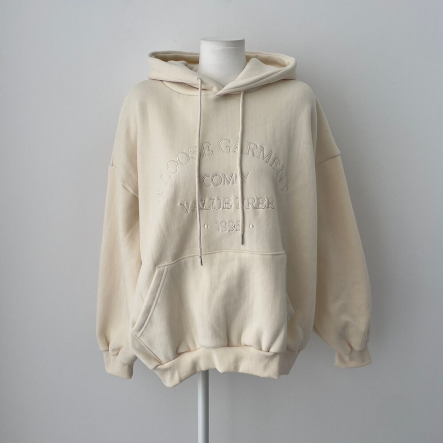 ILLUDE – худи Embroidered Oversized Fleece Hoodie