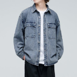 Musinsa Standard Oversized Double Pocket Denim Shirt – Indigo