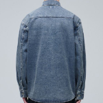 Musinsa Standard Oversized Double Pocket Denim Shirt – Indigo