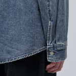 Musinsa Standard Oversized Double Pocket Denim Shirt – Indigo