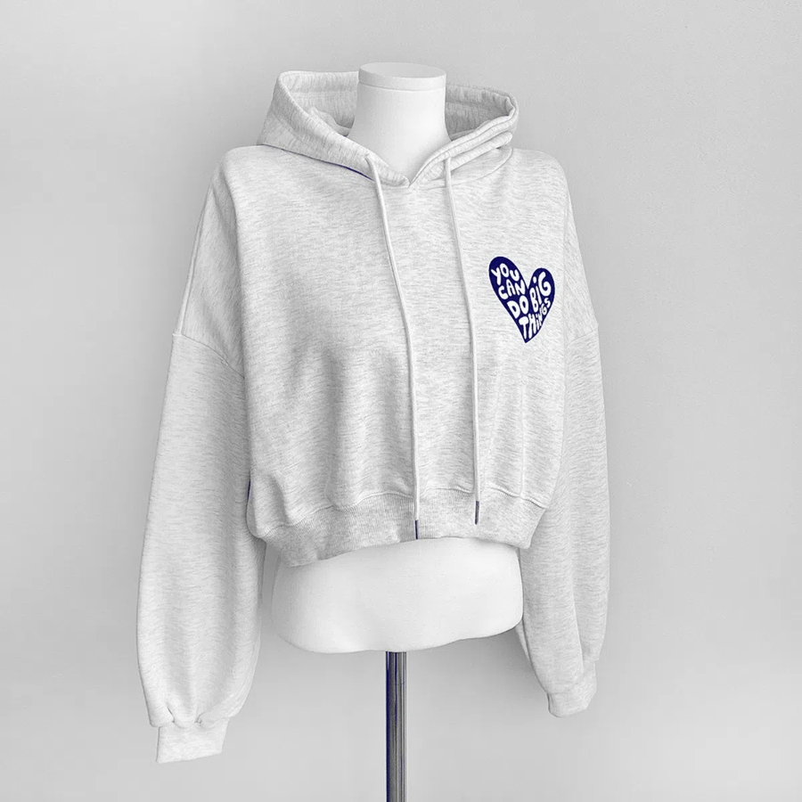 Jumunpoksu Cute Crop Hoodie