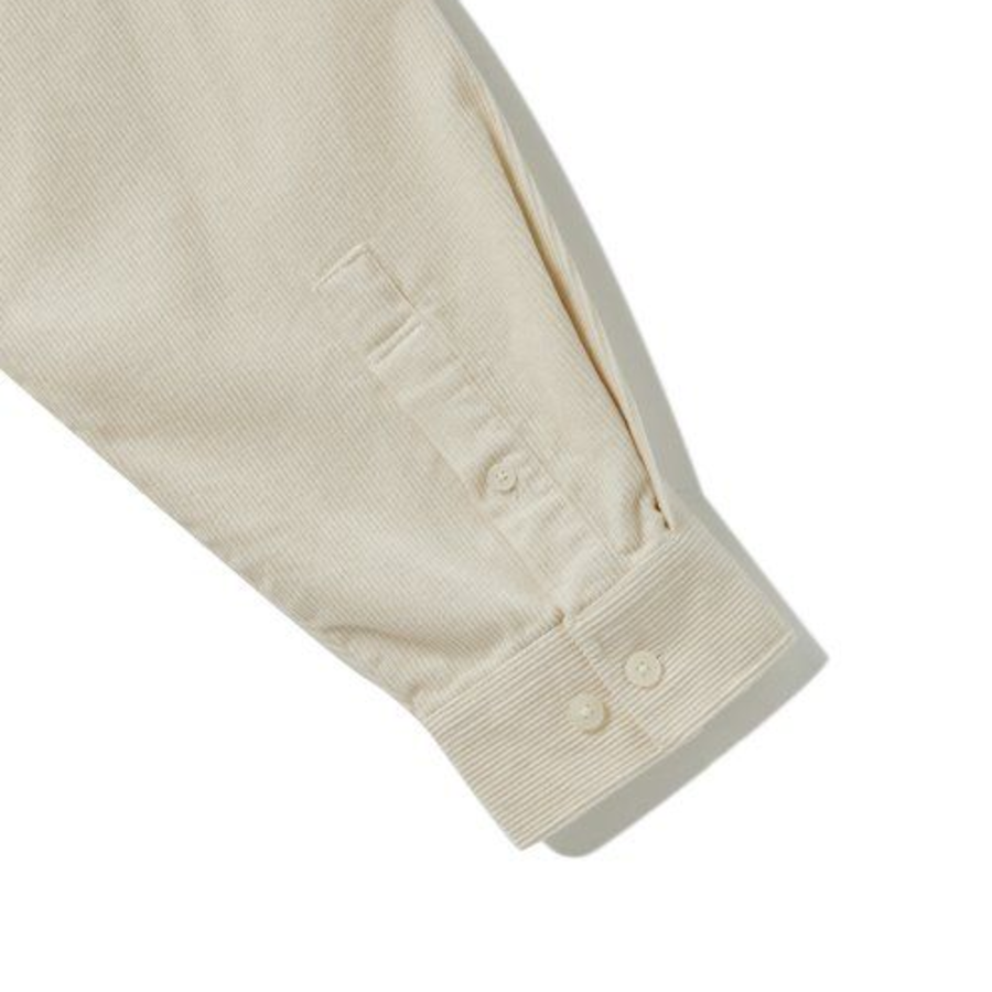 Melange Master Overfit Corduroy Shirt – Cream