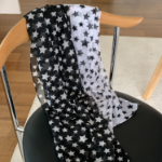 Star Rain Pattern Semi-Transparent Chiffon Long Muffler Scarf — полупрозрачный шифоновый длинный шарф с узором "звёздный дождь"