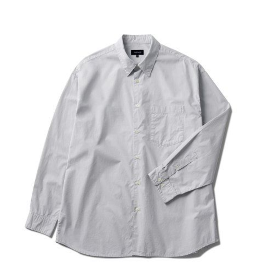 Melange Master Overfit Mellow Shirt – Light Grey