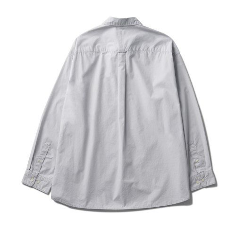 Melange Master Overfit Mellow Shirt – Light Grey