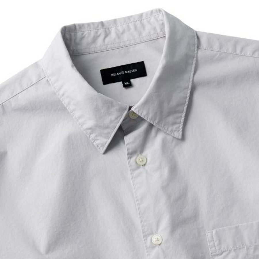 Melange Master Overfit Mellow Shirt – Light Grey