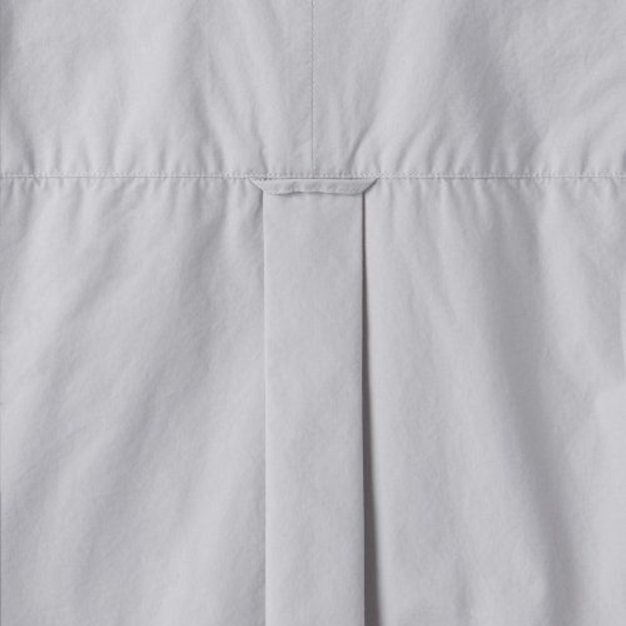 Melange Master Overfit Half Sleeve Mellow Shirt – Light Grey