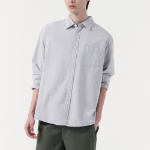 Musinsa Standard Relax Fit Oxford Shirt – Grey
