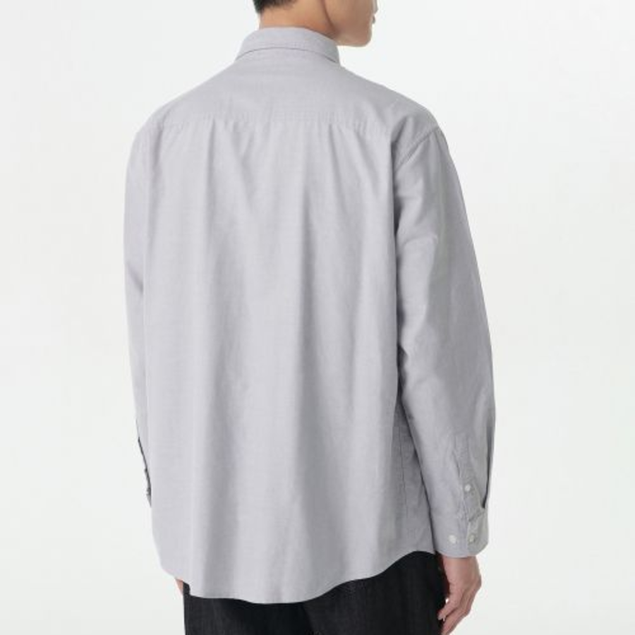 Musinsa Standard Relax Fit Oxford Shirt – Grey