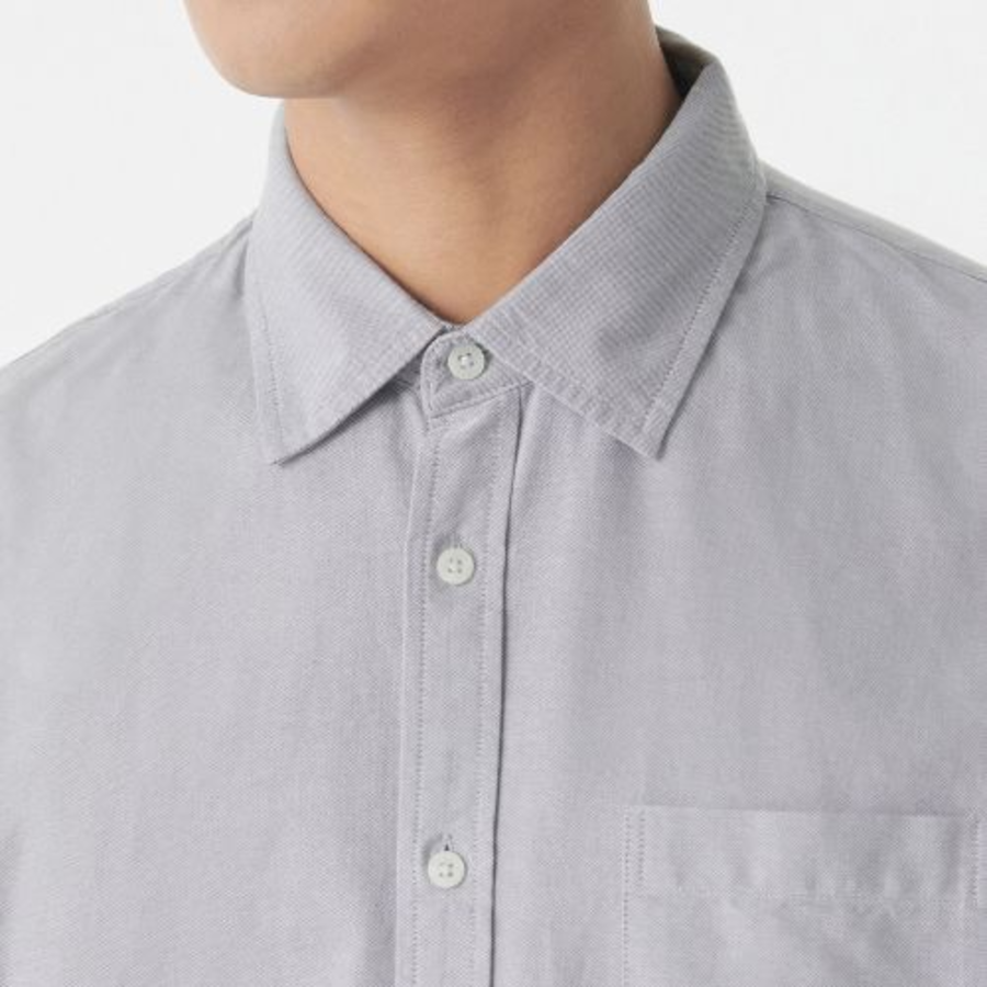 Musinsa Standard Relax Fit Oxford Shirt – Grey