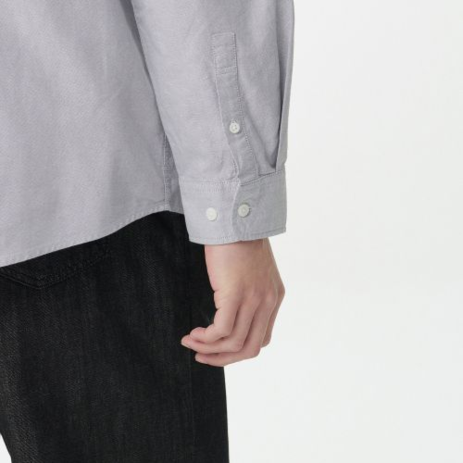 Musinsa Standard Relax Fit Oxford Shirt – Grey