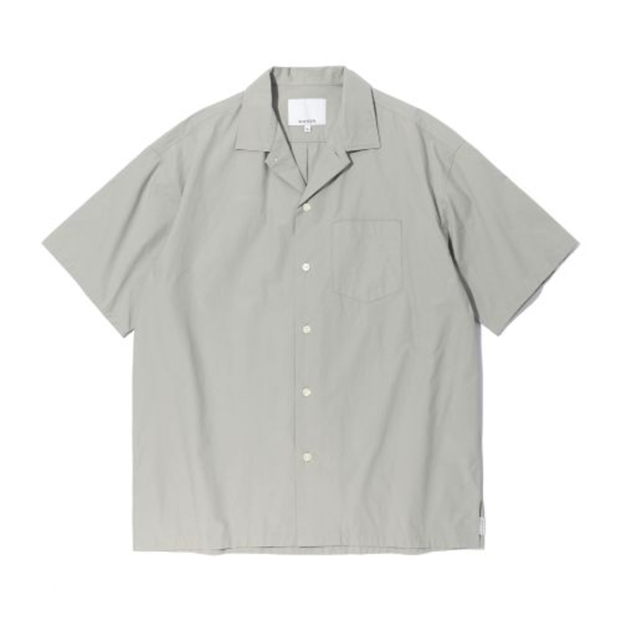 SOUNDS LIFE Cotton Open Collar Shirt – Grey