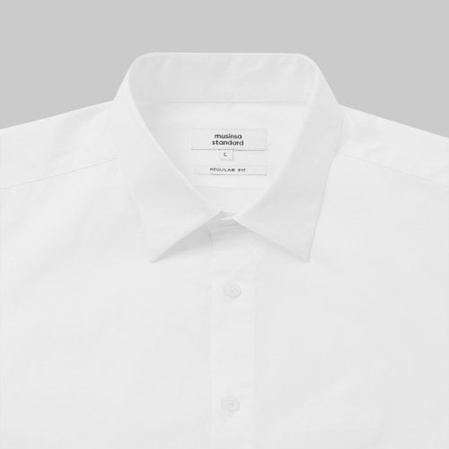 Musinsa Standard Basic Dress Shirt – White