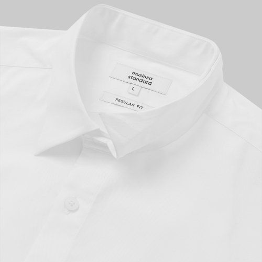 Musinsa Standard Basic Dress Shirt – White