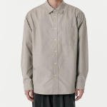 Musinsa Standard Relaxed Washed Poplin Shirt – Light Beige