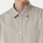 Musinsa Standard Relaxed Washed Poplin Shirt – Light Beige
