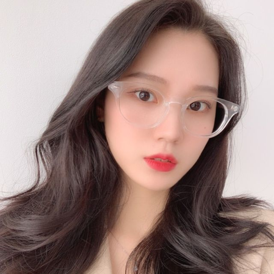 Round Clear Frame Glasses — округлые прозрачные очки в роговой оправе