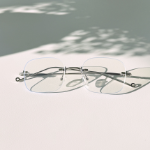 Geekchic Rimless Retro Glasses — женские прозрачные очки в стиле ретро с защитой от синего света