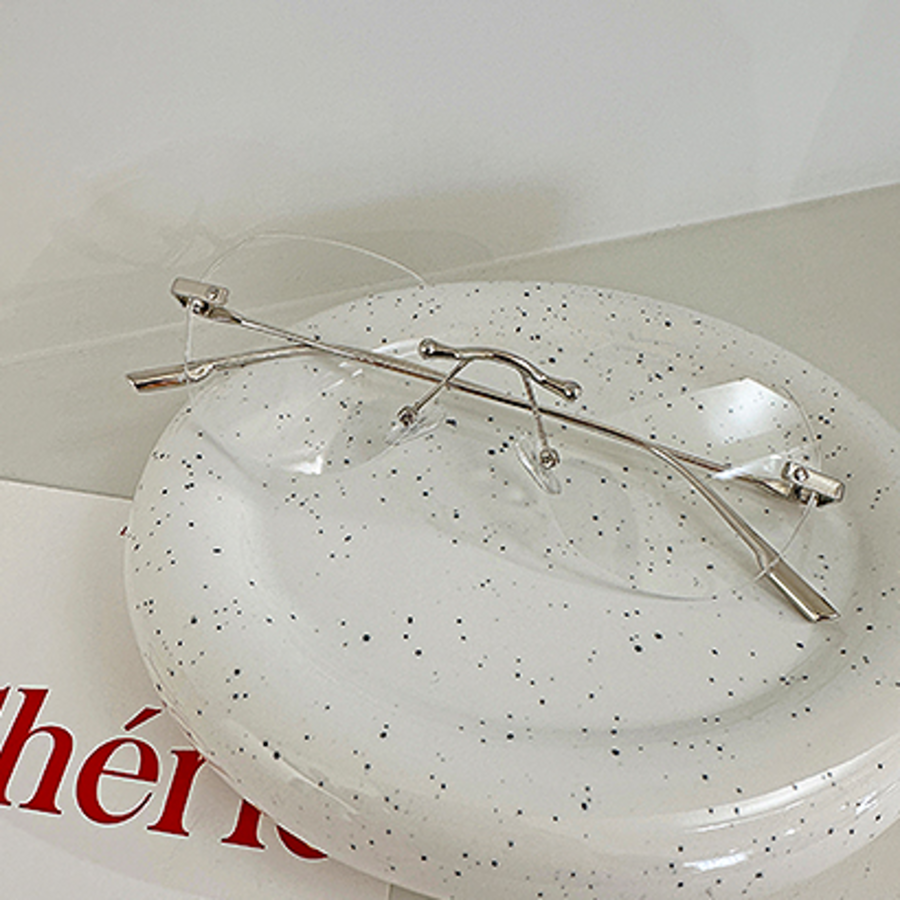 Polygon Rimless Glasses — винтажные многоугольные очки в ретро стиле с металлическими деталями