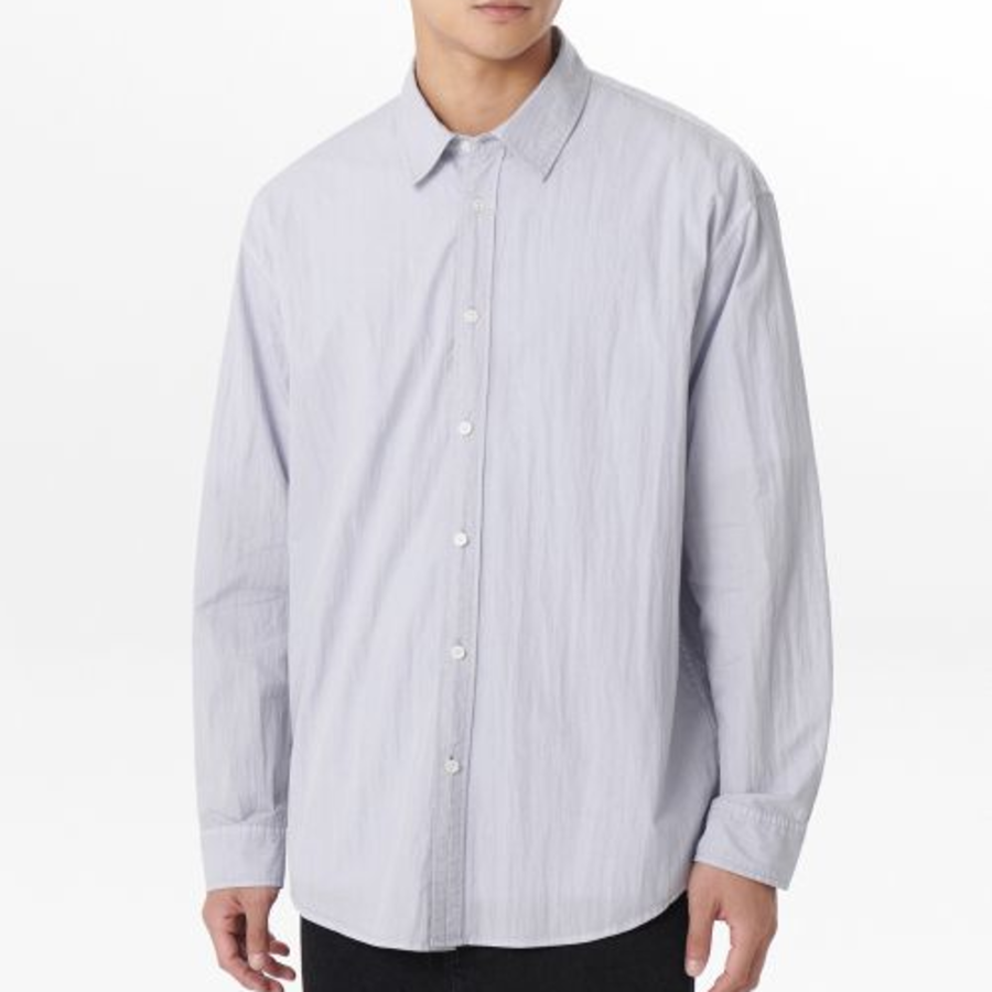 Musinsa Standard Relaxed Pigment Shirt – Light Grey