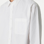 Musinsa Standard Relaxed Washed Poplin Shirt – White