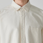 Musinsa Standard Oversized Oxford Shirt – Cream