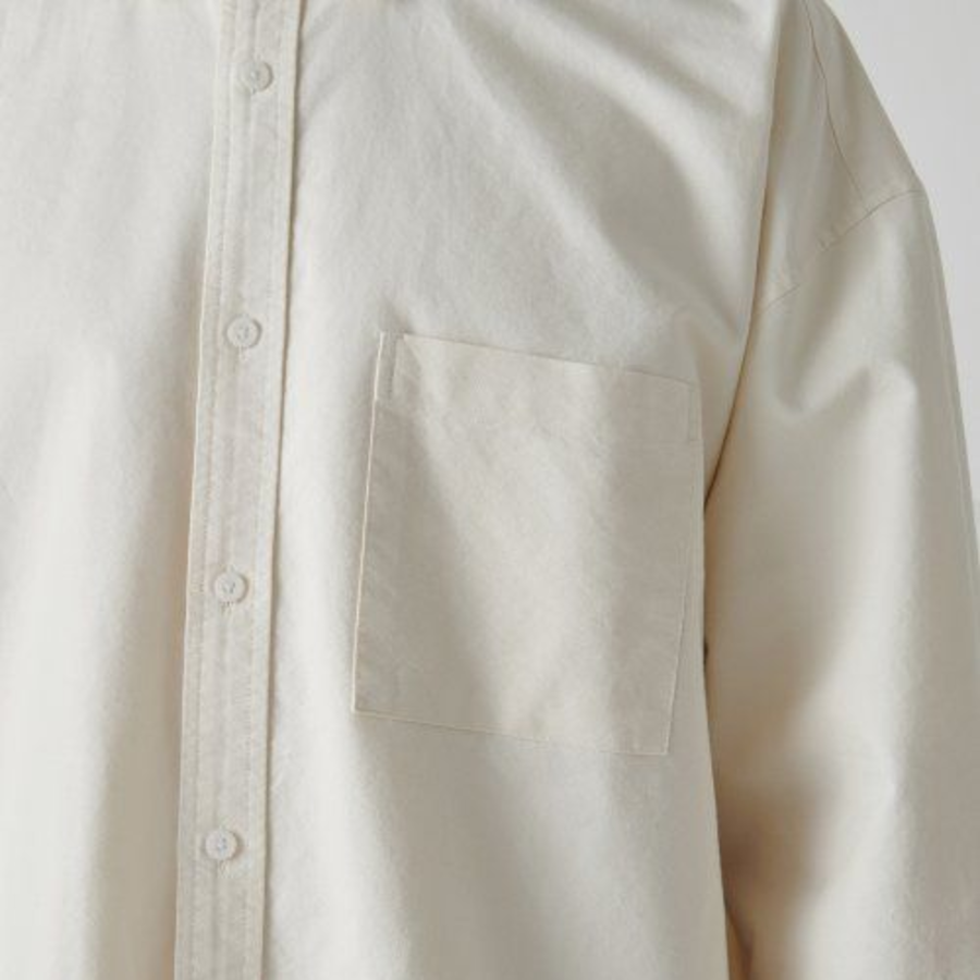 Musinsa Standard Oversized Oxford Shirt – Cream