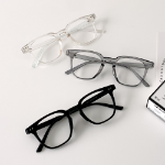 Square Simple Flattem Point Glasses — минималистичные прозрачные очки в прямоугольной оправе