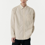 Musinsa Standard Relaxed Washed Poplin Shirt – Light Beige