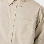 Musinsa Standard Relaxed Washed Poplin Shirt – Light Beige
