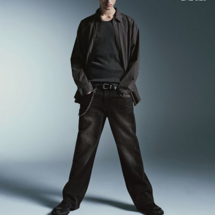 Musinsa Standard Relaxed Pigment Shirt – Dark Grey