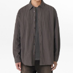 Musinsa Standard Relaxed Pigment Shirt – Dark Grey